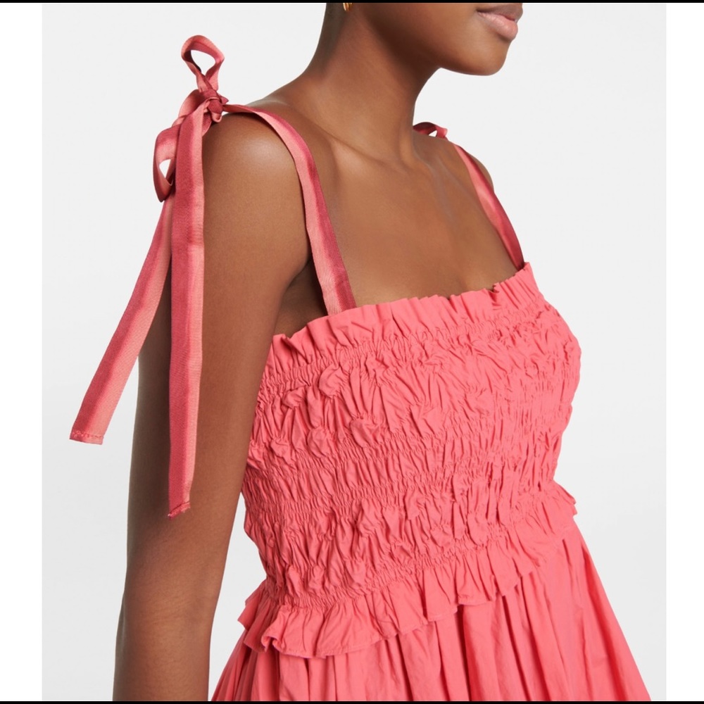 A smocked top dress